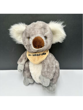 San Diego Zoo Koala Plush 10" Bear Bandana Collectible Stuffed Animal